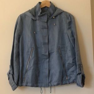 W by Worth Blue Hooded Jacket